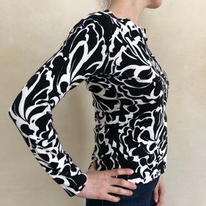 Banana Republic Black and White Cardigan